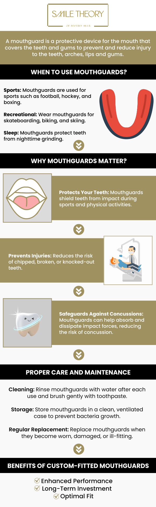 Common questions asked by clients: What are mouthguard fittings? Who should consider getting a custom mouthguard? How do custom mouthguards differ from store-bought options? Can mouthguards help prevent teeth grinding at night? For more information, contact us or schedule an appointment online. We are conveniently located at 99 North La Cienega Blvd, Suite 301, Beverly Hills, CA 90211. Common questions asked by clients: What are mouthguard fittings? Who should consider getting a custom mouthguard? How do custom mouthguards differ from store-bought options? Can mouthguards help prevent teeth grinding at night? For more information, contact us or schedule an appointment online. We are conveniently located at 99 North La Cienega Blvd, Suite 301, Beverly Hills, CA 90211.