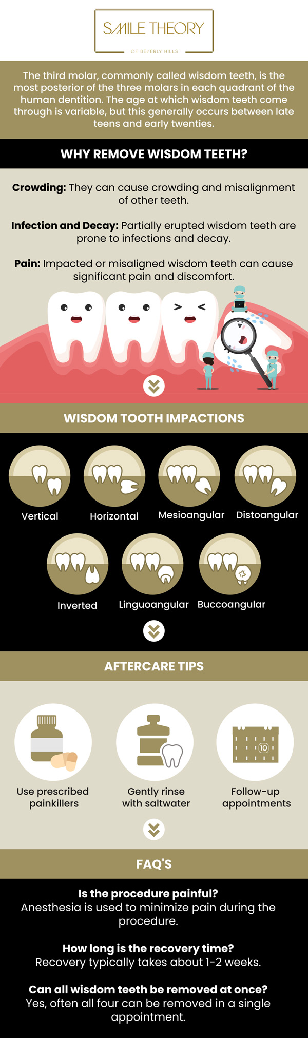 Our team provides gentle wisdom tooth extractions, tailored to your individual needs. At Smile Theory of Beverly Hills, we utilize advanced techniques to ensure the procedure is as efficient and comfortable as possible. Whether you're dealing with impacted or problematic wisdom teeth, we carefully assess your situation and develop a personalized plan for a smooth recovery. For more information, contact us or schedule an appointment online. We are conveniently located at 99 North La Cienega Blvd, Suite 301, Beverly Hills, CA 90211. Our team provides gentle wisdom tooth extractions, tailored to your individual needs. At Smile Theory of Beverly Hills, we utilize advanced techniques to ensure the procedure is as efficient and comfortable as possible. Whether you're dealing with impacted or problematic wisdom teeth, we carefully assess your situation and develop a personalized plan for a smooth recovery. For more information, contact us or schedule an appointment online. We are conveniently located at 99 North La Cienega Blvd, Suite 301, Beverly Hills, CA 90211.